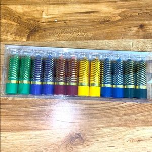 Color change lipstick-striped